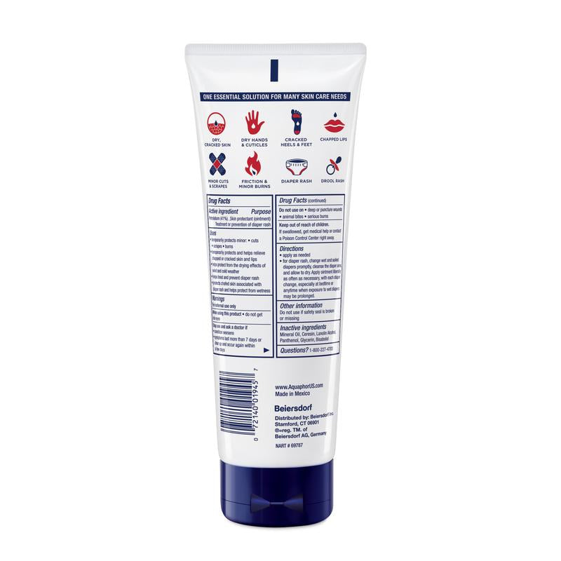 Aquaphor Healing Ointment Advanced Therapy Skin Protectant Tube, Soothes and Moisturizes Dry, Cracked Skin, 7 Oz Tube