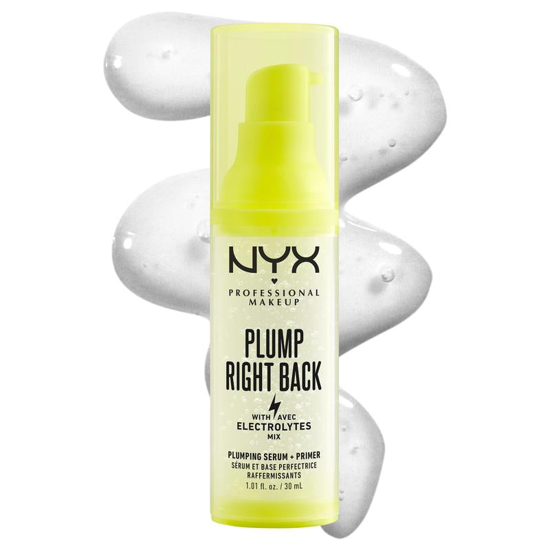 Plump Right Back Plumping Serum & Primer, with Hyaluronic Acid, NYX Professional Makeup